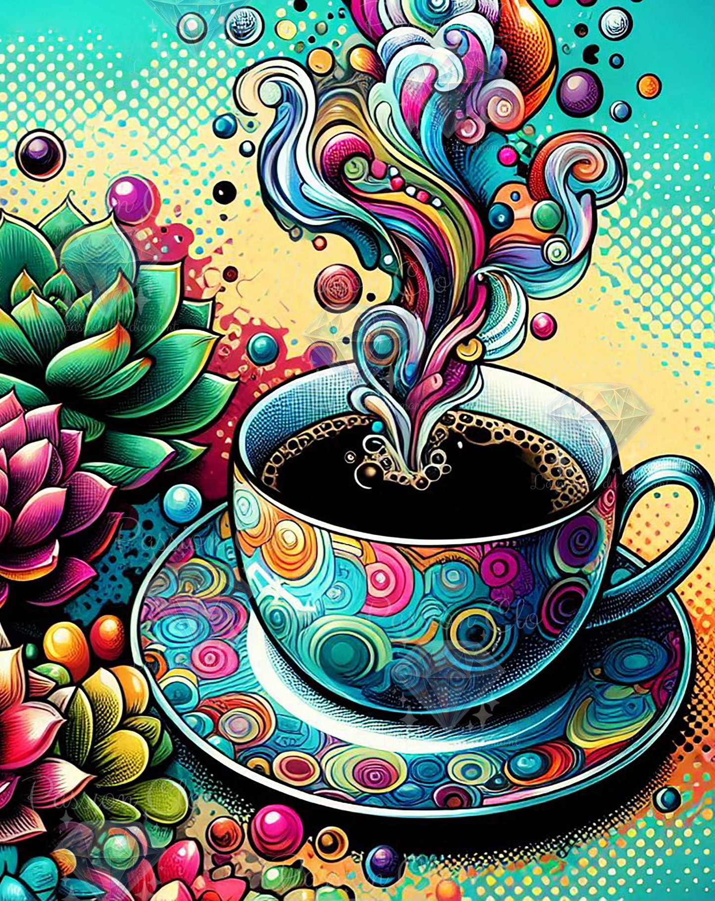 PREORDER - Flowering Tea - 40 x 50