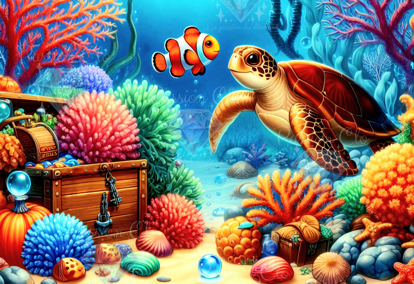 PRE-ORDER - Treasures and scales - 55 x 85 cm
