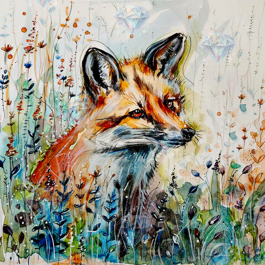 PRE-ORDER - The wise feline - 60 x 80 cm
